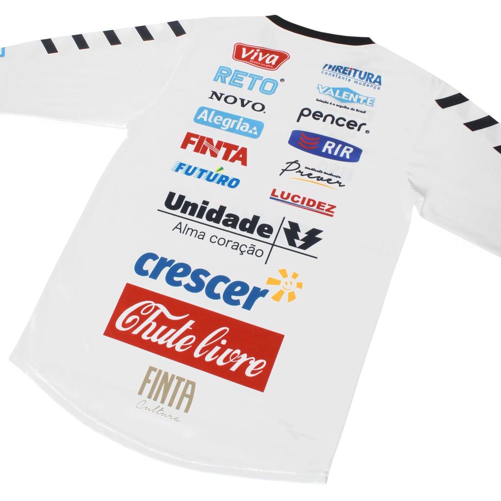 FINTA Men's Soccer Long Sleeve Practice Shirt FTE0022 (0100) White, Size M