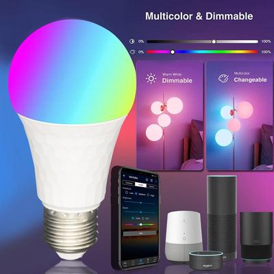 Умная лампа WIFI Amazon Alexa Graffiti APP с дистанционным голосовым управлением RGB-лампа E27 Винт