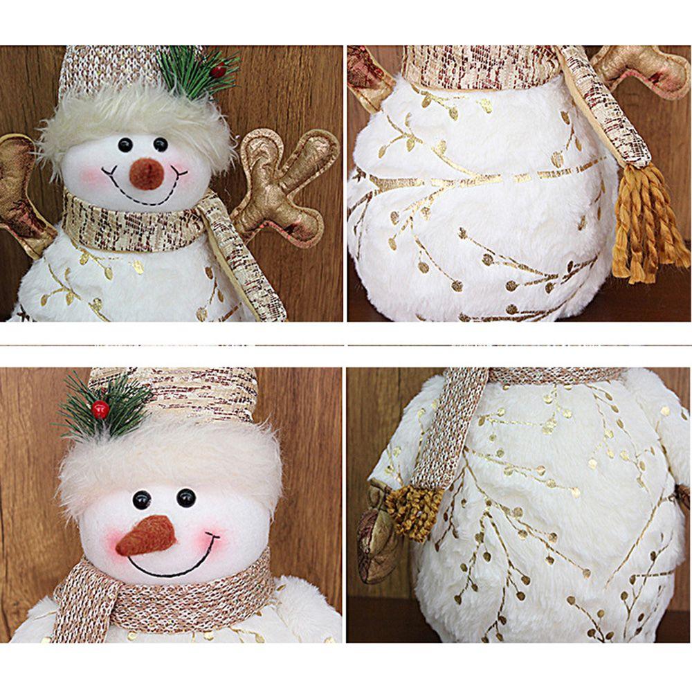 Декор Плюшевые игрушки Мягкие игрушки Праздничные атрибуты Снеговик Кукла Украшения для кукол Рождественские украшения
