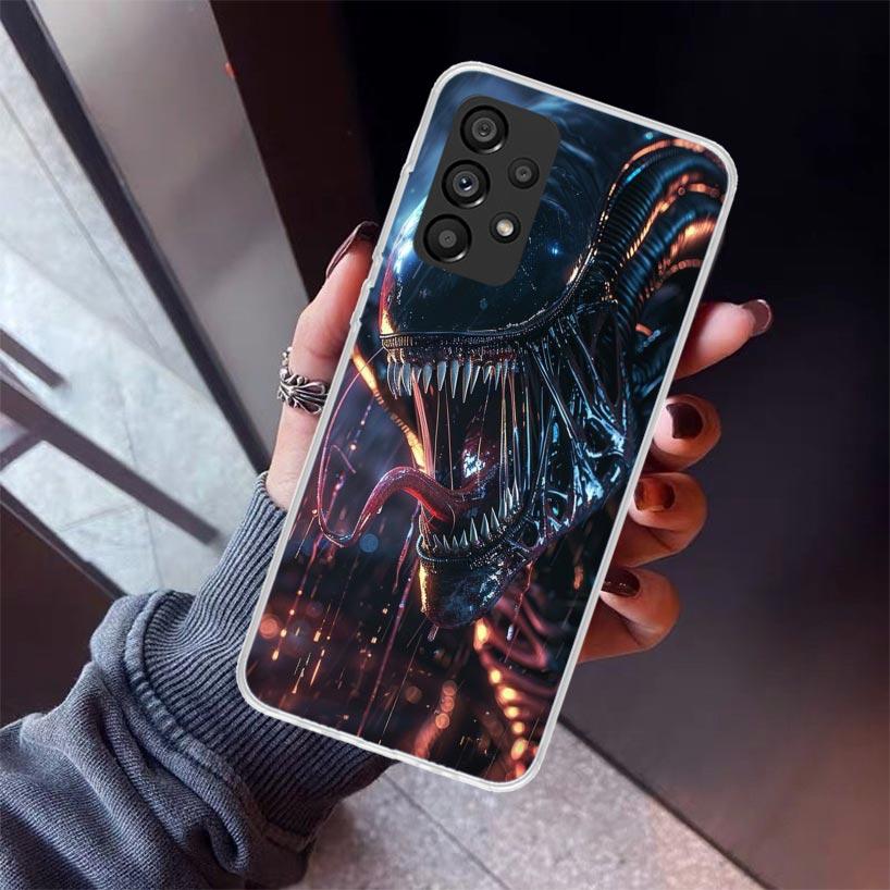 Cool A-Alien X-Xenomorph Phone Case For Samsung Galaxy A12 A52S A42 A32 A22 A51 A50 Note 20 Ultra 10 S10 Plus A71 A70 A31 A30 A1