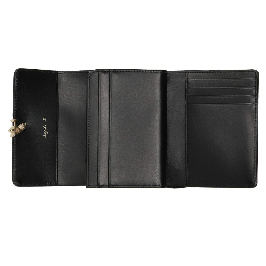 VOYAGE FEMME Мини-кошелек [Завернутый] agnès b. IW03C-01 (черный)