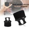 Black Ring Neck Duster Barber Remove Loose Hair Brush Hair Cutting Brush Soft Hair Cleaning Brush Hairdressing Tools