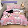 Melody Dreams Print 3Pcs Bedding Setduvet Cover With 2 Bedropillowcase Home Birthday Gift