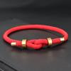 Simple Couple Milan Rope Men Women Bracelet Metal Adjustable Braided Braclet Lucky Red Rope Sports Casual Accessories Gift