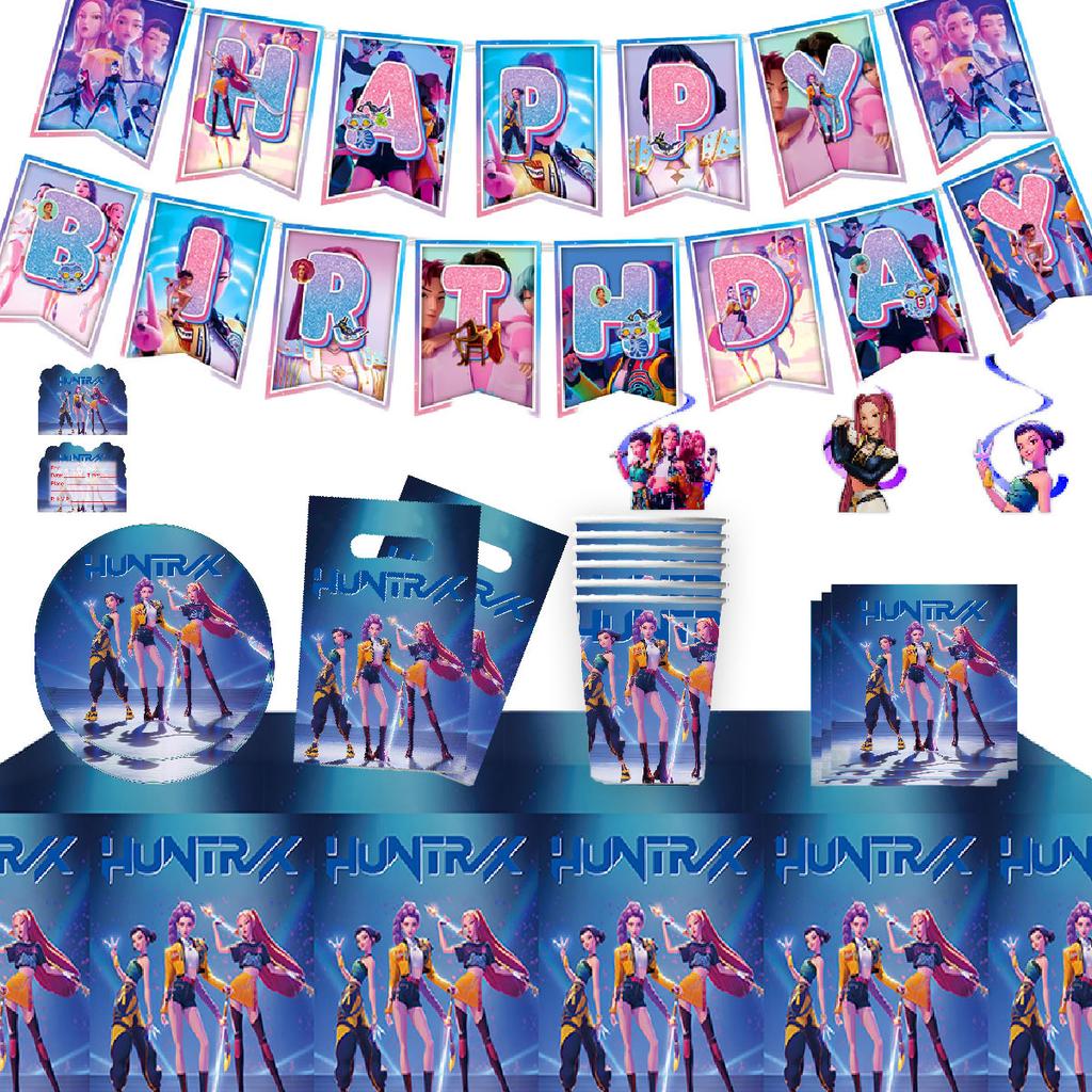 Spot Popular Witch Hunter Group Party Supplies Tableware Party Decoration Supplies Witch Hunter Group Venue Layout Props