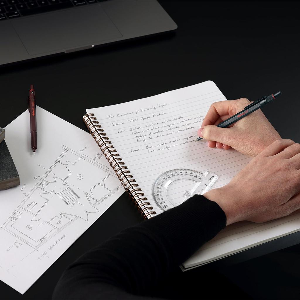 Шариковая ручка rOtring 600 Chocolate Truffle Medium Point Presentation Box 2204407 На масляной основе