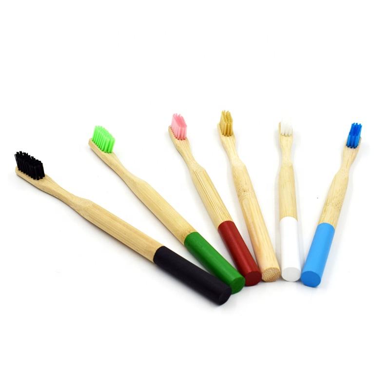 Environment- friendly Charcoal Bristles Bamboo Toothbrush with Customized Packing and Logo