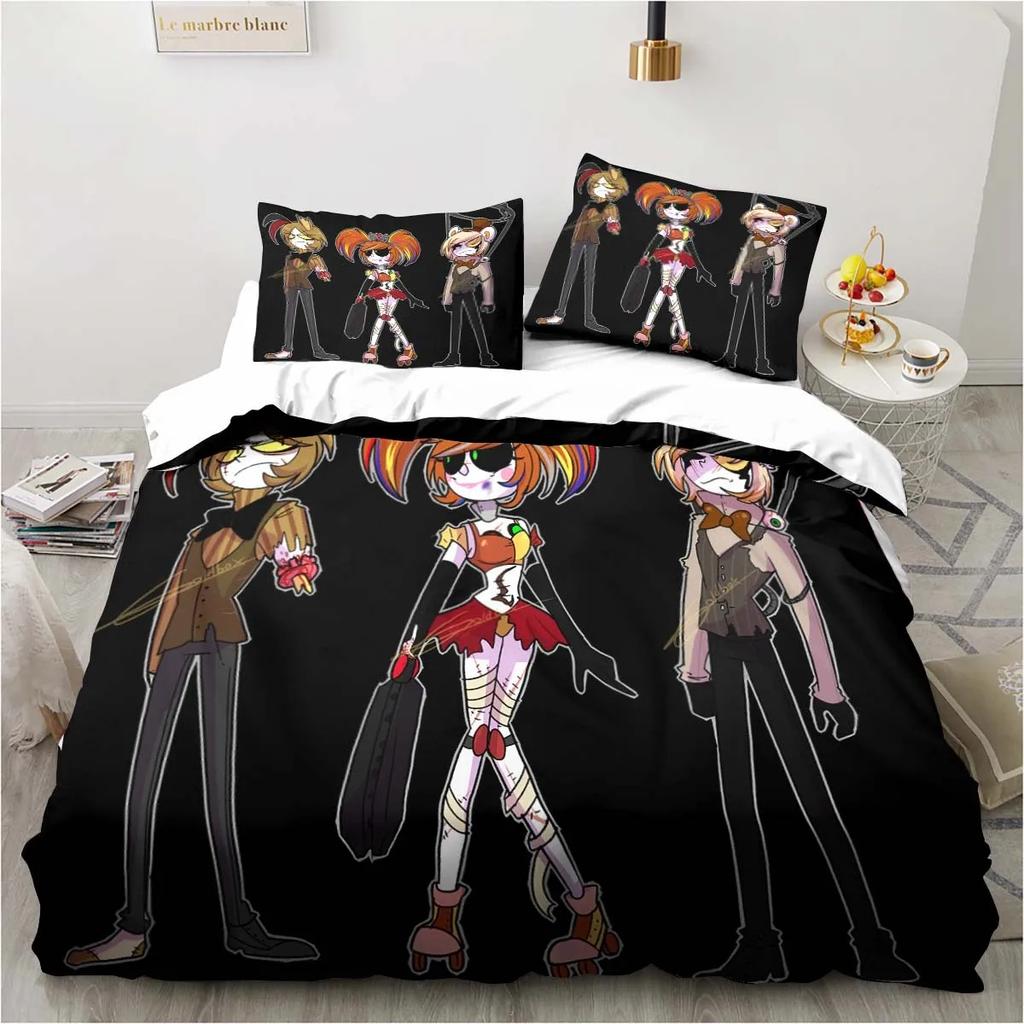 Cartoon Murder Drones Duvet Cover Pillowcase Bedding Set Adult Boy Girl Bedroom Decoration Children Single Double Large Size