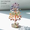 7 Chakra Gemstone Bonsai Tree with Orgone Heart Base – Feng Shui Showpiece for Positive Energy & Home Décor