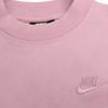 Nike Футболка Sports Lifestyle Series с вышитым логотипом, круглым вырезом и длинным рукавом, женские топы, розовые CZ3557-516