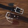 Утолщенный Водостойкий Матовый Кожаный Ремень из Коровьей Кожи Нержавеющая Сталь Мужской Натуральная Кожа Универсальный Ретро Повседневный Джинсовый Ремень Мужской