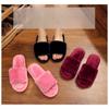 MAO MAO Shoes Women's Shoes Large-sized Indoor Plush Cotton Slippers