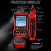 Handheld Portable 2in1 Network Cable Tester Multimeter LCD Display with Backlight Analogs Digital