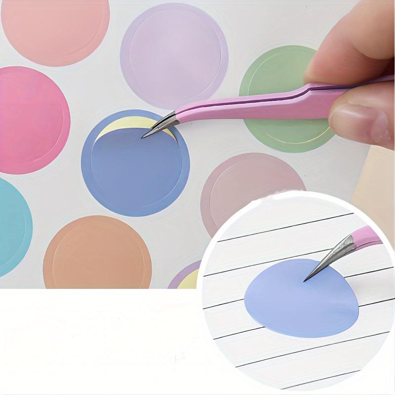 2 шт., пинцеты из нержавеющей стали, цветные пинцеты, пинцеты Guka