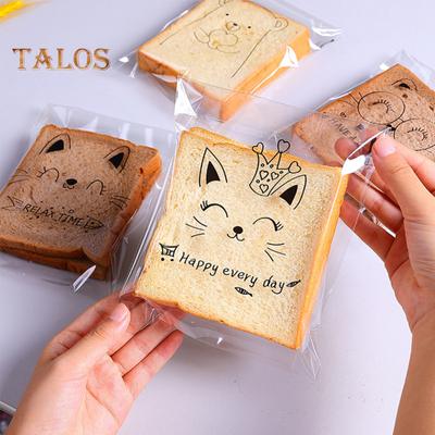 100 шт. сумки для конфет, экологически чистые многофункциональные пищевые утилиты, милые животные, домашние сумки для булочек с ананасом, кухонные принадлежности