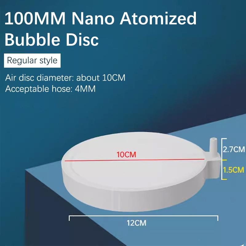 Аквариум для аквариума круглый бесшумный нано-аэратор с кислородом, пузырьковый насос для пруда, гидропонный диффузор кислорода, аксессуары для подачи