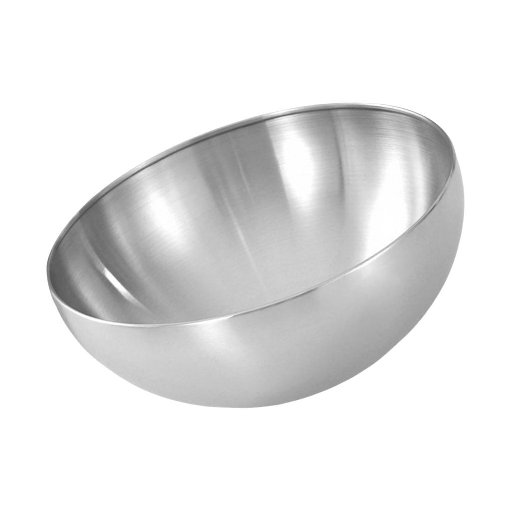 Easy Cleaning Bowl Salad Bowl Mixing Bowl Stainless Steel Texture Suitable for Home Dining and Outdoor Picnics Use
