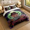 3Pcs Bedding Set Custom Name Text, 1 Sheet 2 Pillowcases Home Bed DecorA Nightmare on Elm Street Freddy Krueger