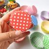Food Grade Baking Paper 100PCS Disposable Cupcake Liners, Food-Grade Greaseproof Cups, Polka Bakery Supplies for Events Dot Print Standard Muffin
