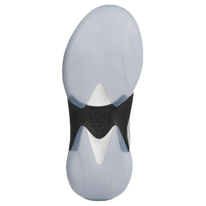 Adidas ДОН. Выпуск №7 Белые Черные Унисекс Кроссовки Обувь-Белый Основной-Черный Ярко-Лимонный JS1301