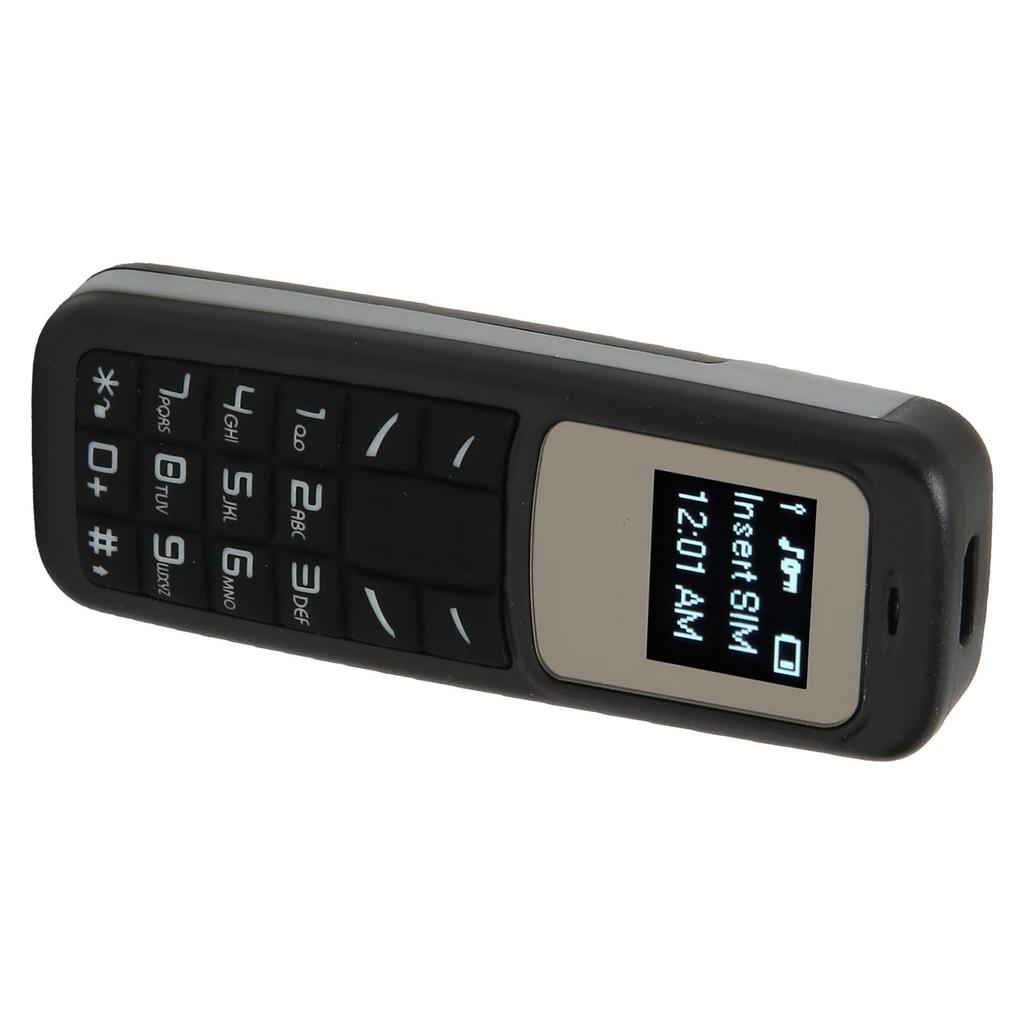 Mobile Cell Phone Small Mobile Phone Headset Dialer with Ear Hook Support SIM 0.66inch