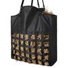 Hay Bag for Horses, 55 x 18.5 x 64 cm, 46 x 46 mm Holes, Premium Nylon Construction with PVC Waterproof Coating, Adjustable Hanging Straps and Metal