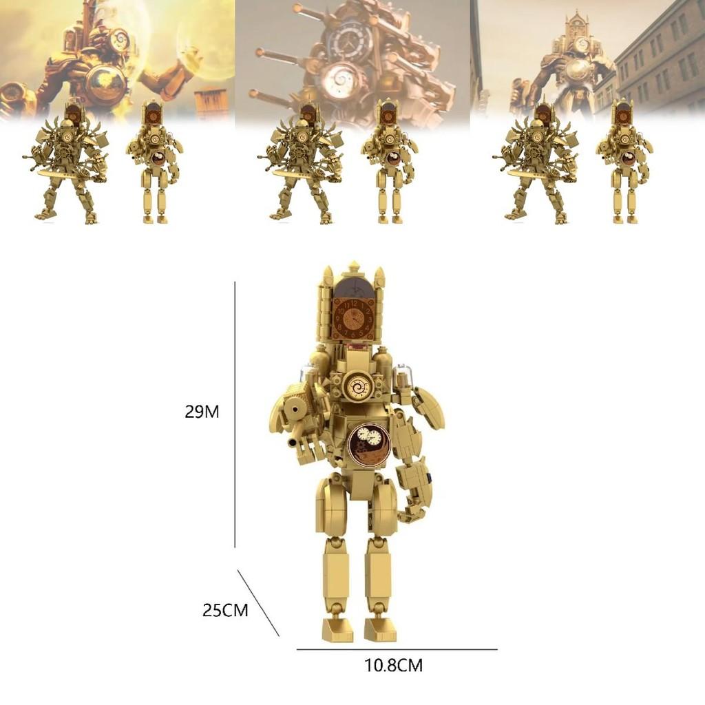 Skibidi Toilet Block Set With Abs Plastic Construction For Creative Building Enthusiasts