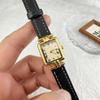Luxury Brand Women Roman Dial Quartz Watch Leather Strap Wristwatches Dropshipping Relojes Para Mujer New Year Christmas Gifts