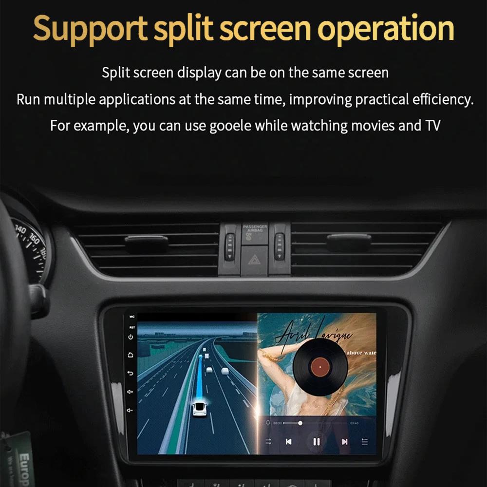 Car Radio Android Auto Carplay For Mitsubishi Lancer 2008-2015 Multimedia Player Head Unit Stereo GPS Navigation BT WIFI 1+16GB