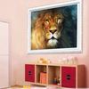 DIY 5D Diamond Mosaic Lion Handmade Diamond Painting Cross Stitch Kits Home Decor Arts