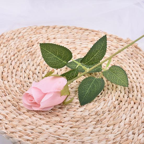 Искусственный цветок розы Реалистичная поддельная шелковая цветочная ветка Дом Офис Свадебная вечеринка Настольное украшение DIY Ваза Искусственный цветущий декор