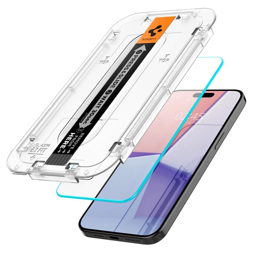 Szkło Hartowane Spigen Glas.tr Ez Fit Na Iphone 15 Pro