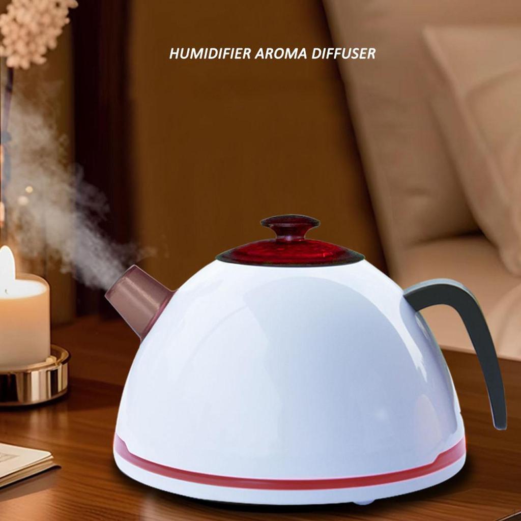 Essential Oil Diffuser Air Humidifier Low Noise 500ml Aroma with Colorful Light for Desktop