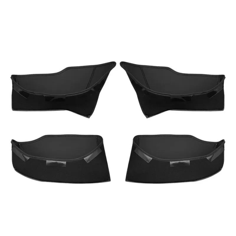 For Tesla Model 3 Highland 2025 Car Door Handle Storage Box Mat Armrest Tray Protective Pad Door Storage Box Car Accessories