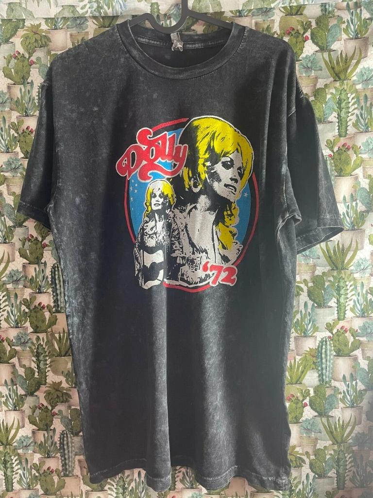 Унисекс футболка VINTAGE с Долли Партон