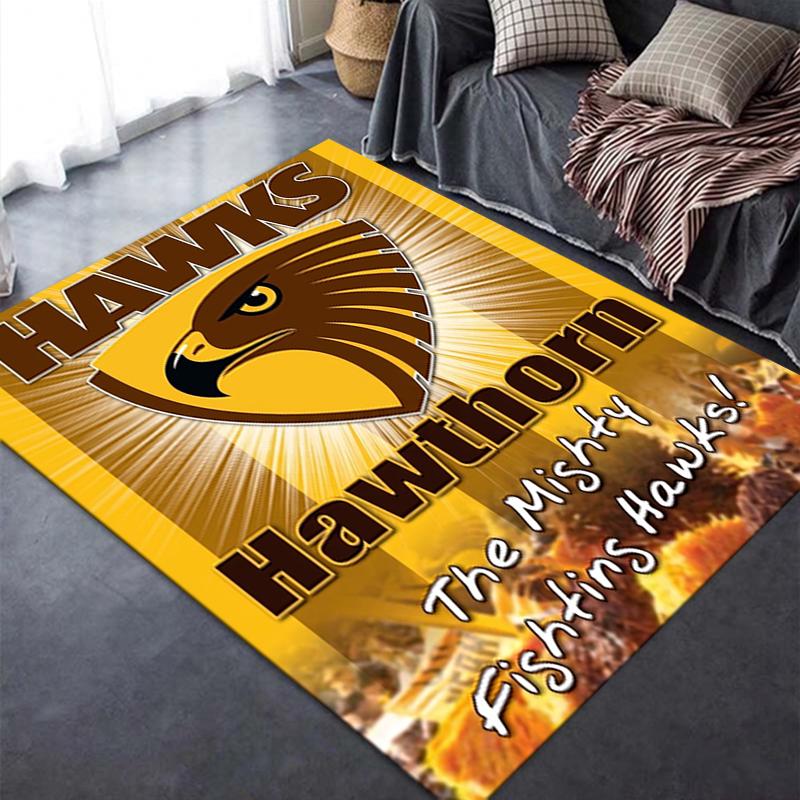 Hawthorn Football Club Carpet Rug For Living Room Bedroom Home Sofa Decorationkids Play Nonslip Floor Mat