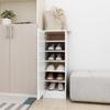 VidaXL Shoe Cabinet White 32x35x92 Cm Chipboard 808972