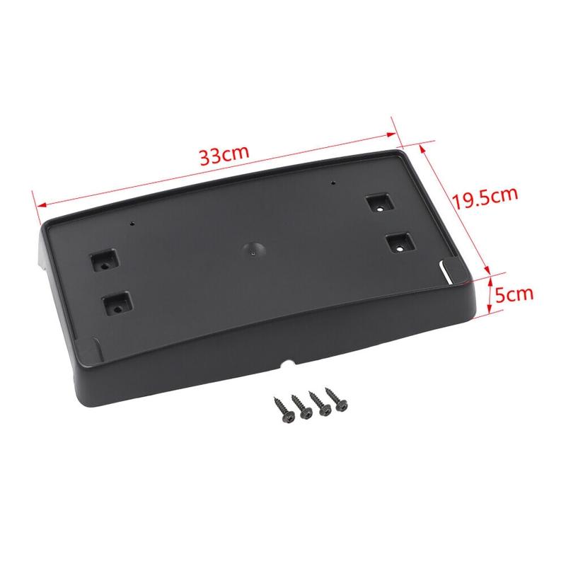 Car Front Bumper License Plate Mounting Bracket Rear License Plate Holder Fit for Jeep Wrangler JL/JT