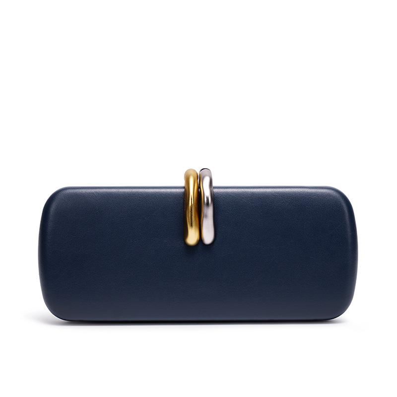 Elegant Box Clutch Ladies Evening Bags for Women Clip Bag Designer Handbags and Purses Shoulder Crossbody Bag Wedding Purses