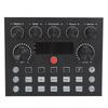 Live Sound Card Professional Reverb Effects Adjustable Bass Treble Dual Microphone Ports Dual Channe