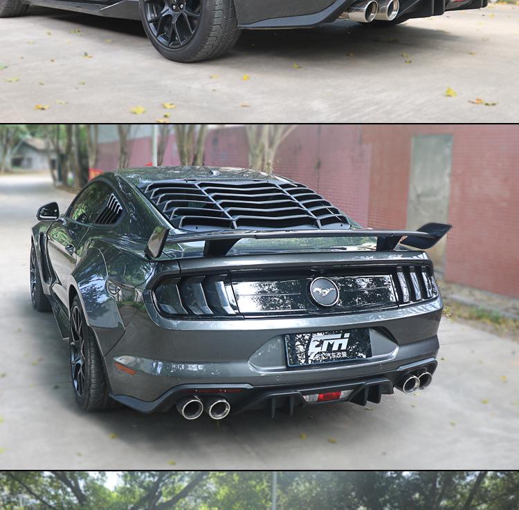 Модификация спойлера багажника с динамическим эффектом для Ford Mustang 2015-2023 годов.