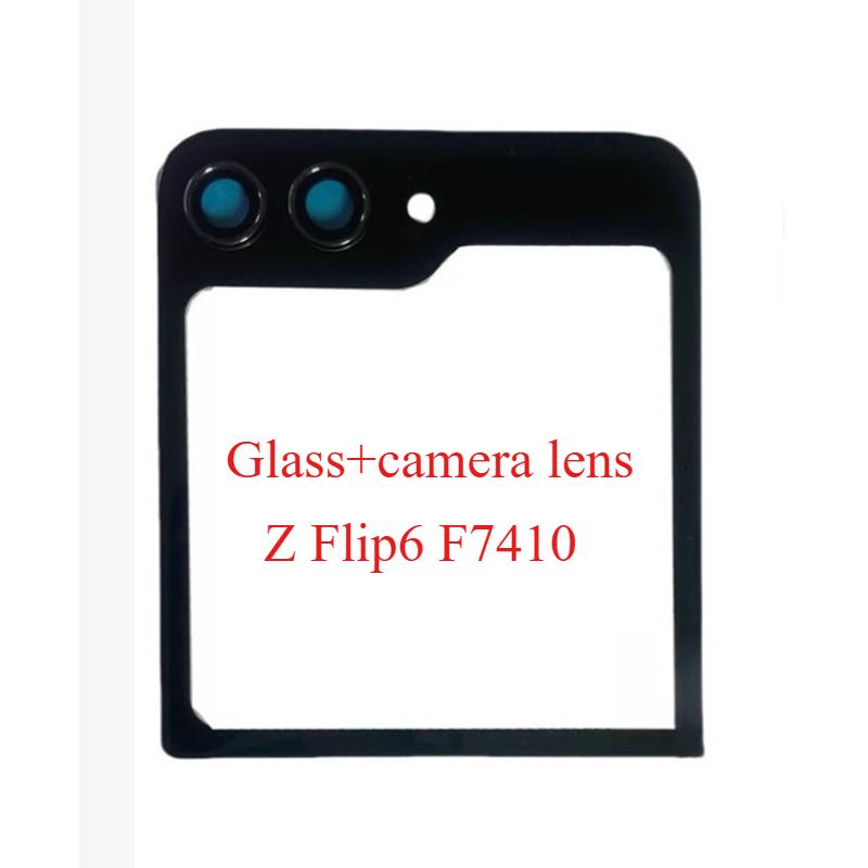 Задняя крышка Заднее стекло с OCA для Samsung Galaxy Z Flip 5 F7310 Z Flip 6 F7410 Z Flip7 F7660 Ремонт телефона