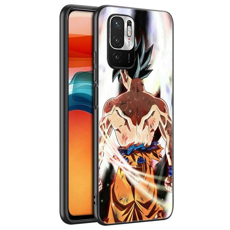 Силиконовый чехол для телефона Anime Son Goku Ultra Instinct для Xiaomi Redmi Note 10 10T 10S 9S 8T 9 8 7 Pro Max 9A 9C 9T черный мягкий чехол