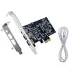 Карта PCI-E To 1394 Firewire, карта PCI-Ex1 To IEEE 1394 3-Port Firewire, поддержка разрешения 1440x1080, с кабелем 1394 0,8 м