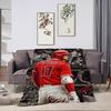 Baseball Player Star Blanket Plush Nap S-Shohei Sofa rug for O-Ohtani Living Room Office Bedroom Birthday Home Travel Kid Gifts