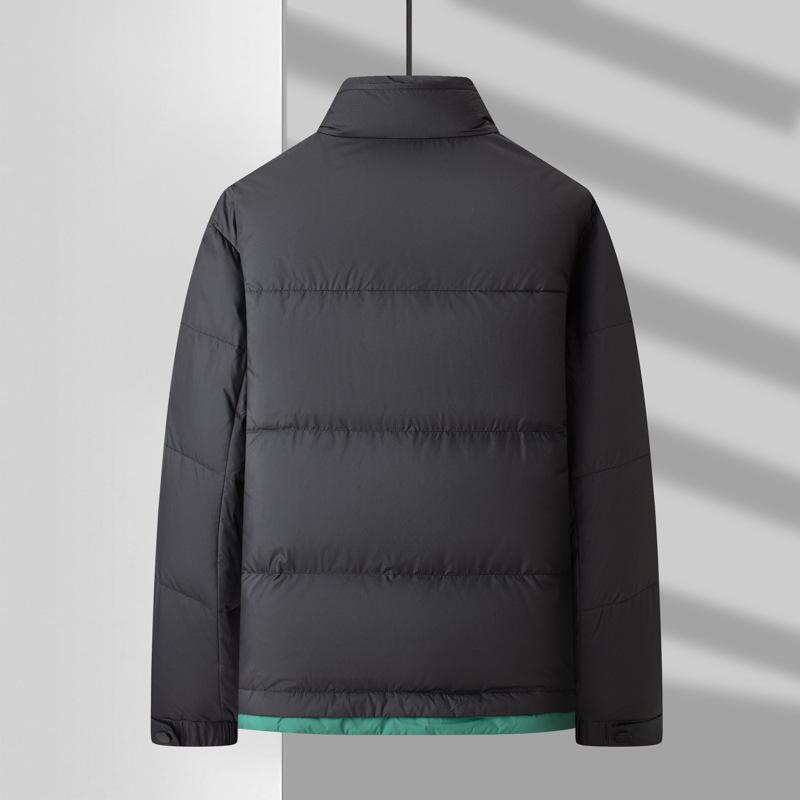 Зимняя легкая и тонкая новая мужская пуховая куртка National Standard из белого утиного пуха с воротником-стойкой для молодежи