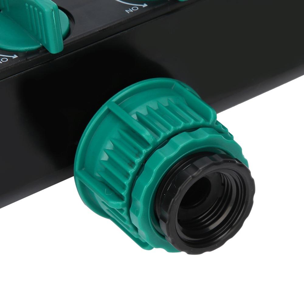 Plastic Hose Splitter Green Water Spigot Splitter Durable Hose Tap Splitter Lawn Irrigation