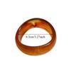 Resin Round Wide Bracelet Exaggerated Retro Geometric Bangle Irregular Acrylic Bangle  Daily
