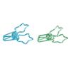 100 шт. звездообразных зажимов с сильной силой зажима, милые мультяшные прочные металлические зажимы для бумаги для учетной записи Bl
