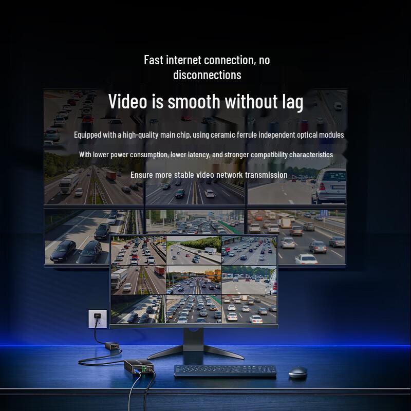 SAMZHE Gigabit Single Mode Single Fiber Optic Transceiver